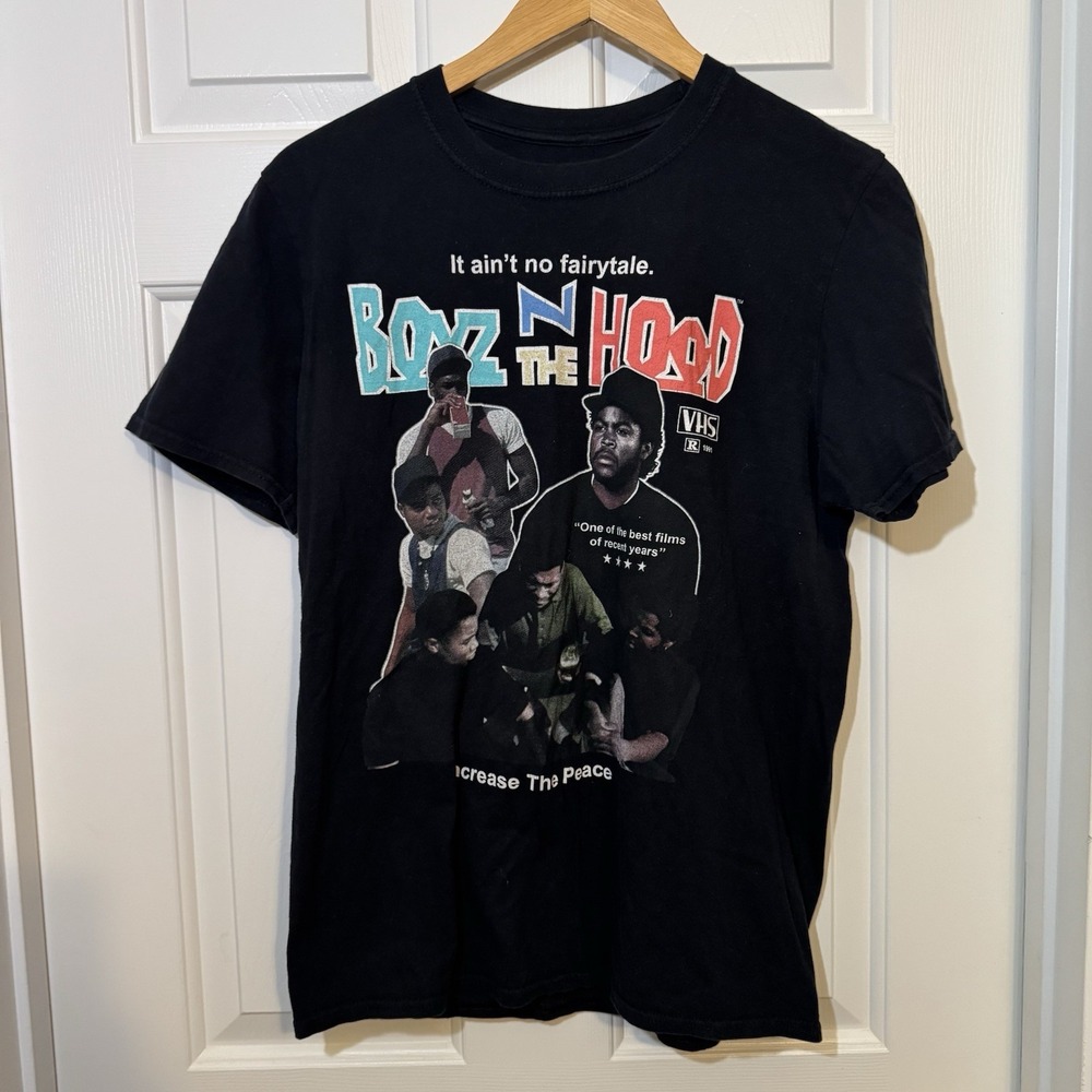 Boyz N The Hood T-Shirt Black 100% Cotton‎ Adult Size Medium